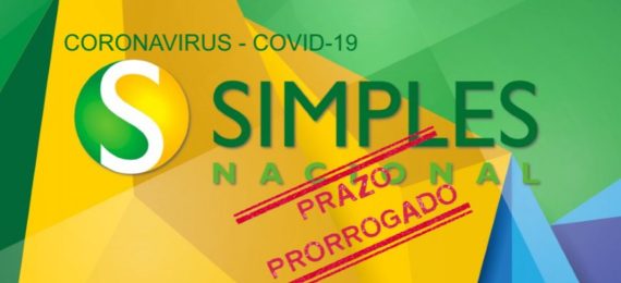 logo do Simples Nacional com um carimbo vermelho informando "Prazo prorrogado"