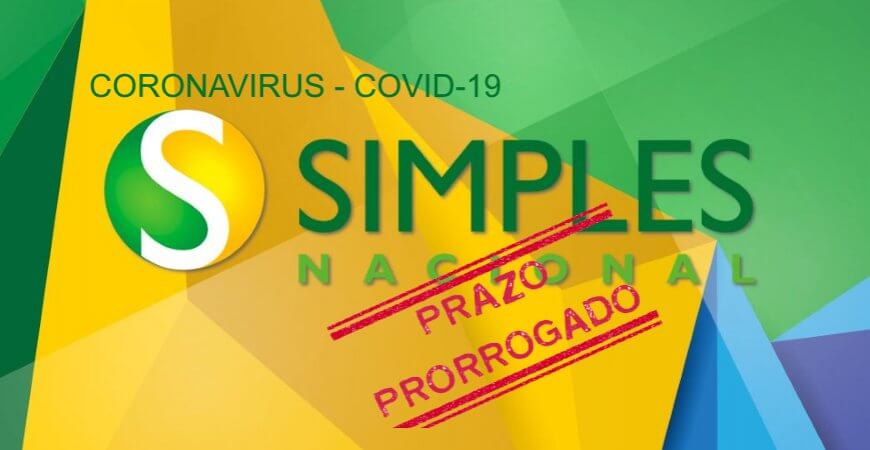 logo do Simples Nacional com um carimbo vermelho informando "Prazo prorrogado"